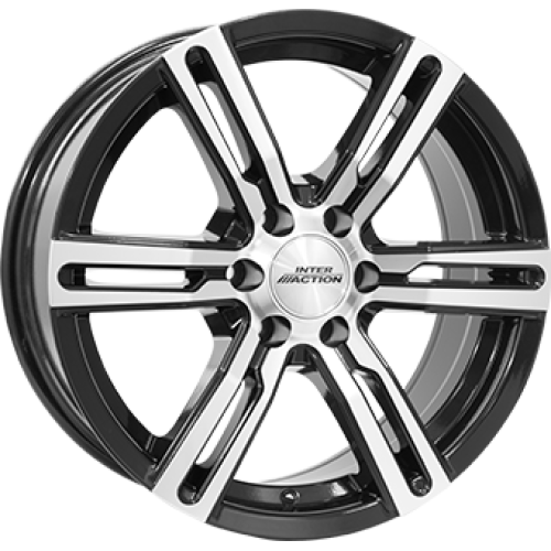 6,5X16 IA KARGIN 6-SP 6/120 ET50 CH74,5 Gloss Black / Polished 6,5X16 IA KARGIN 6-SP 6/120 ET50 CH74,5 Gloss Black / Polished
