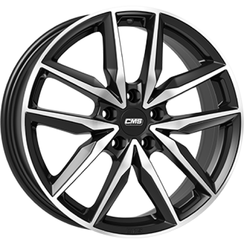 7,5X18 CMS C28 5/100 ET40 CH57,1 Gloss Black / Polished 7,5X18 CMS C28 5/100 ET40 CH57,1 Gloss Black / Polished