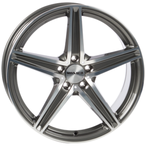 8,0X18 MONACO WHEELS MC3 5/112 ET35 CH66,5 Anthracite / Polish 8,0X18 MONACO WHEELS MC3 5/112 ET35 CH66,5 Anthracite / Polish