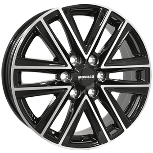 8,0X18 MONACO WHEELS VT1 6/130 ET50 CH84,1 Gloss Black / Polished 8,0X18 MONACO WHEELS VT1 6/130 ET50 CH84,1 Gloss Black / Polished