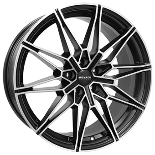 8,0X18 MONACO WHEELS GP18 5/112 ET29,5 CH66,5 Dull Black / Polished 8,0X18 MONACO WHEELS GP18 5/112 ET29,5 CH66,5 Dull Black / Polished
