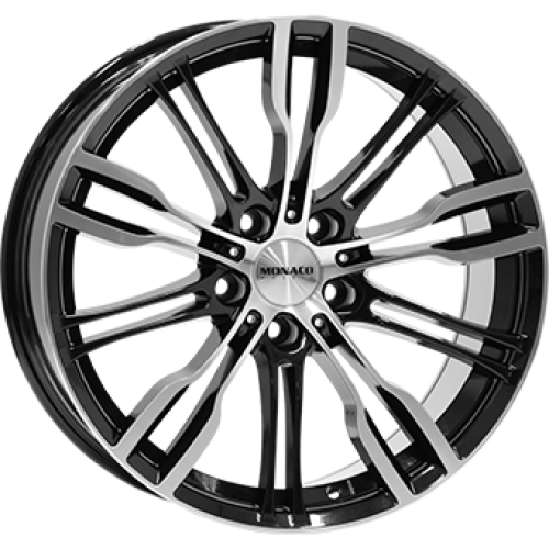 8,0X19 MONACO WHEELS GP8 5/112 ET45 CH66,6 Gloss Black / Polished 8,0X19 MONACO WHEELS GP8 5/112 ET45 CH66,6 Gloss Black / Polished