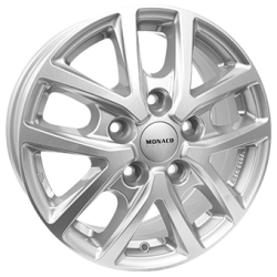 6,5X16 MONACO WHEELS CL2T 5/160 ET60 CH65,1 Silver 6,5X16 MONACO WHEELS CL2T 5/160 ET60 CH65,1 Silver