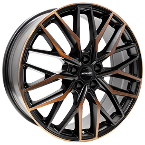 8,0X20 MONACO WHEELS GPX 5/112 ET40 CH57,1 Racing Black / Copper 8,0X20 MONACO WHEELS GPX 5/112 ET40 CH57,1 Racing Black / Copper
