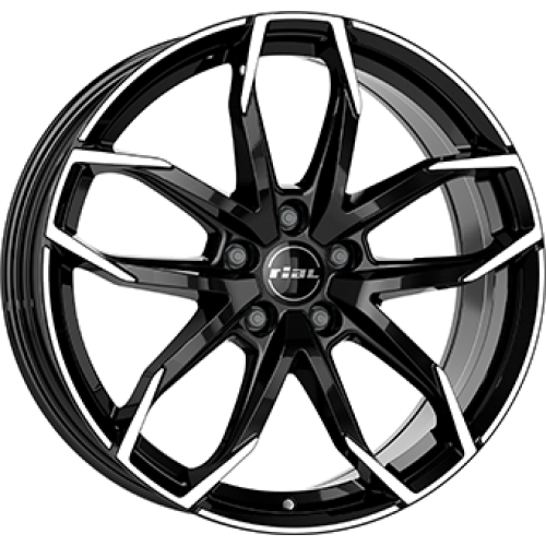 6,5X16 RIAL LUCCA 4/100 ET40 CH63,3 Gloss Black / Polished 6,5X16 RIAL LUCCA 4/100 ET40 CH63,3 Gloss Black / Polished