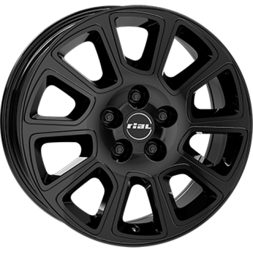 6,0X15 RIAL TRANSPORTER 2 5/118 ET68 CH71,1 Gloss Black 6,0X15 RIAL TRANSPORTER 2 5/118 ET68 CH71,1 Gloss Black