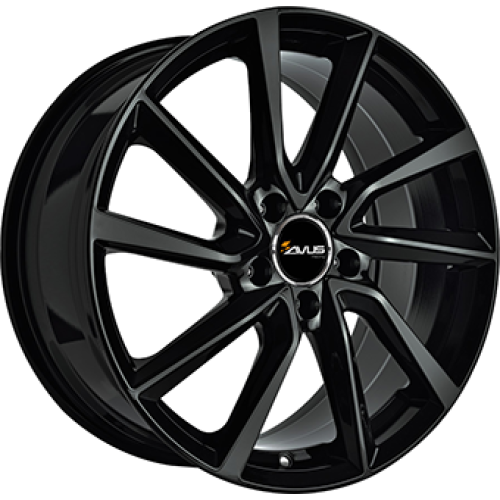 5,5X15 AVUS AC-518 4/100 ET40 CH73,1 Gloss Black 5,5X15 AVUS AC-518 4/100 ET40 CH73,1 Gloss Black