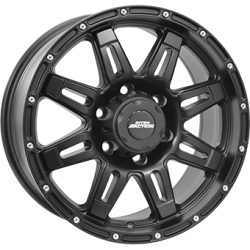 8,0X17 IA GRABBER 6/139,7 ET0 CH110,1 Dull Black 8,0X17 IA GRABBER 6/139,7 ET0 CH110,1 Dull Black