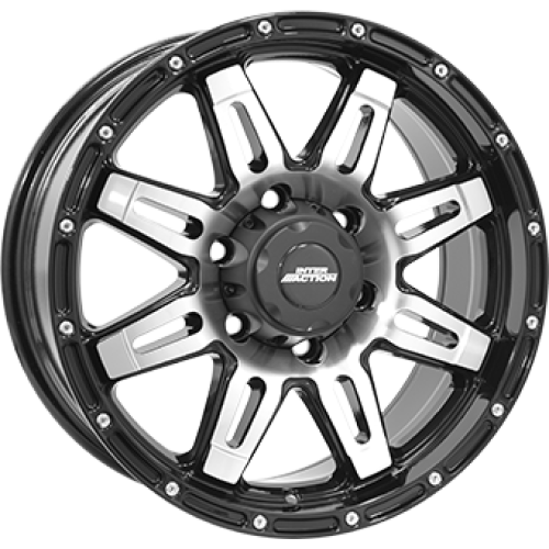 8,0X17 IA GRABBER 6/139,7 ET25 CH110,1 Gloss Black / Polished 8,0X17 IA GRABBER 6/139,7 ET25 CH110,1 Gloss Black / Polished