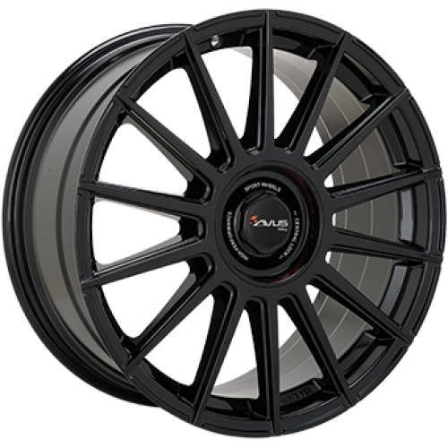 8,0X18 AVUS AC-M09 5/112-120 ET45 CH72,6 Gloss Black 8,0X18 AVUS AC-M09 5/112-120 ET45 CH72,6 Gloss Black
