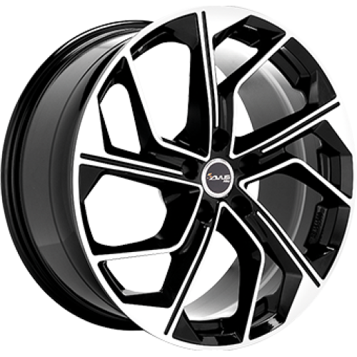 8,5X19 AVUS AC-522 5/112 ET40 CH66,4 Gloss Black / Polished 8,5X19 AVUS AC-522 5/112 ET40 CH66,4 Gloss Black / Polished