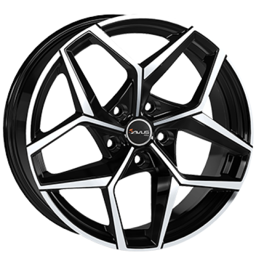 8,5X19 AVUS AC-523 5/120 ET35 CH72,6 Gloss Black / Polished 8,5X19 AVUS AC-523 5/120 ET35 CH72,6 Gloss Black / Polished