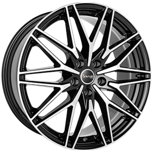 9,0X19 AVUS AC-MB6 5/130 ET44,5 CH66,4 Gloss Black / Polished 9,0X19 AVUS AC-MB6 5/130 ET44,5 CH66,4 Gloss Black / Polished