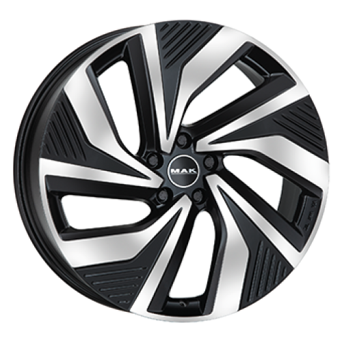 8,0X19 MAK ELECTRA 5/112 ET45 CH57,1 Gloss Black / Polished 8,0X19 MAK ELECTRA 5/112 ET45 CH57,1 Gloss Black / Polished