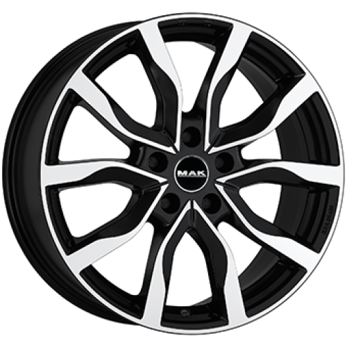 9,0X19 MAK KOLN 5/112 ET58 CH57,1 Gloss Black / Polished 9,0X19 MAK KOLN 5/112 ET58 CH57,1 Gloss Black / Polished
