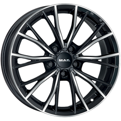 8,5X19 MAK MARK 5/112 ET25 CH66,6 Gloss Black / Polished 8,5X19 MAK MARK 5/112 ET25 CH66,6 Gloss Black / Polished