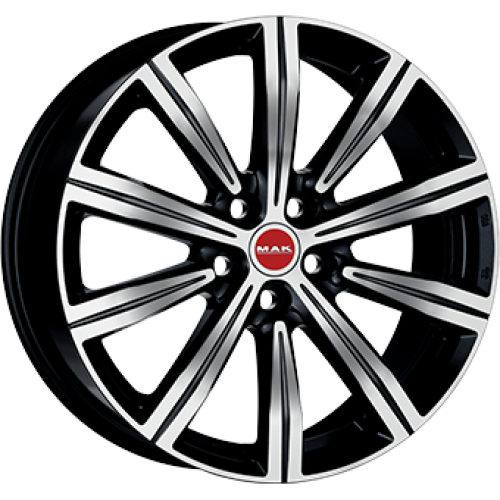 9,0X20 MAK BIRMINGHAM 5/120 ET41 CH65,1 Gloss Black / Polished 9,0X20 MAK BIRMINGHAM 5/120 ET41 CH65,1 Gloss Black / Polished