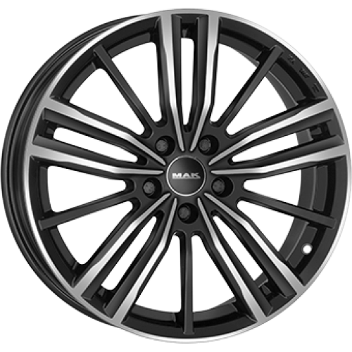 8,0X18 MAK VIER 5/112 ET50 CH57,1 Gloss Black / Polished 8,0X18 MAK VIER 5/112 ET50 CH57,1 Gloss Black / Polished