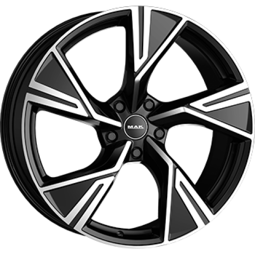 10,0X22 MAK STARK 5/112 ET32 CH66,45 Gloss Black / Polished