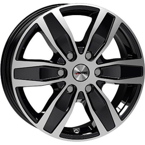 7,0X17 AUTEC QUANTRO 6/120 ET45 CH74,6 Gloss Black / Polished 7,0X17 AUTEC QUANTRO 6/120 ET45 CH74,6 Gloss Black / Polished