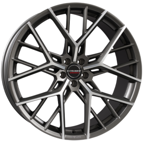 8,0X18 BORBET BY 5/112 ET40 CH66,6 Dull Titanium / Polished 8,0X18 BORBET BY 5/112 ET40 CH66,6 Dull Titanium / Polished