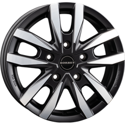 6,0X16 BORBET CW5 5/118 ET68 CH71,1 Dull Black / Polished 6,0X16 BORBET CW5 5/118 ET68 CH71,1 Dull Black / Polished