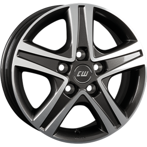 6,0X16 BORBET CWD 5/130 ET68 CH78,1 Anthracite Dark / Polished 6,0X16 BORBET CWD 5/130 ET68 CH78,1 Anthracite Dark / Polished