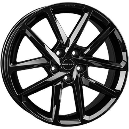 6,5X16 BORBET N 4/100 ET43 CH64 Gloss Black 6,5X16 BORBET N 4/100 ET43 CH64 Gloss Black