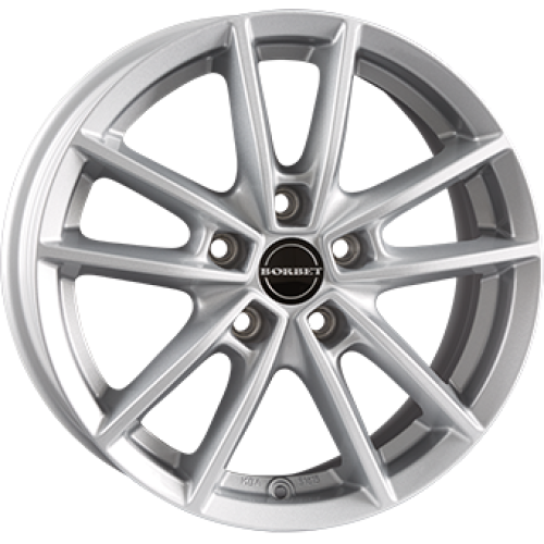 6,0X15 BORBET W 5/108 ET43 CH72,5 Silver 6,0X15 BORBET W 5/108 ET43 CH72,5 Silver