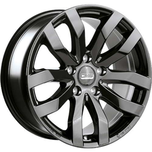 6,5X16 CMS C22 5/120 ET52 CH65,1 Gloss Black 6,5X16 CMS C22 5/120 ET52 CH65,1 Gloss Black