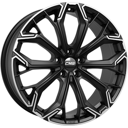 8,5X20 CMS C37 5/112 ET34,5 CH66,5 Dull Black / Polished 8,5X20 CMS C37 5/112 ET34,5 CH66,5 Dull Black / Polished