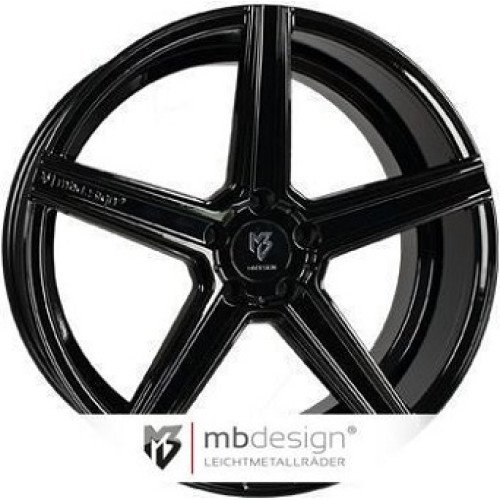 9,5X19 MB DESIGN KV1D 5/112 ET45 CH75,1 Gloss Black 9,5X19 MB DESIGN KV1D 5/112 ET45 CH75,1 Gloss Black