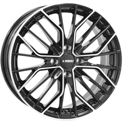 6,5X16 IT WHEELS TIARA 4 4/098 ET34,5 CH58,1 Gloss Black / Polished 6,5X16 IT WHEELS TIARA 4 4/098 ET34,5 CH58,1 Gloss Black / Polished