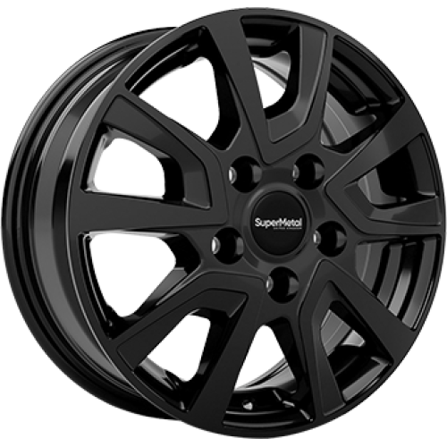 7,5X18 SUPERMETAL VAULT 5/112 ET48 CH57,1 Gloss Black 7,5X18 SUPERMETAL VAULT 5/112 ET48 CH57,1 Gloss Black