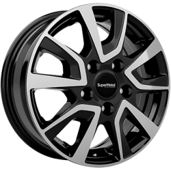 6,0X15 SUPERMETAL VAULT 5/118 ET68 CH71,1 Gloss Black / Polished 6,0X15 SUPERMETAL VAULT 5/118 ET68 CH71,1 Gloss Black / Polished