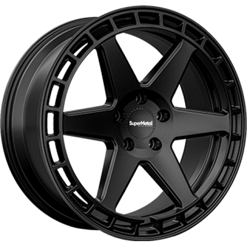 9,0X20 SUPERMETAL CHARGER 6/120 ET40 CH74,6 Dull Black 9,0X20 SUPERMETAL CHARGER 6/120 ET40 CH74,6 Dull Black