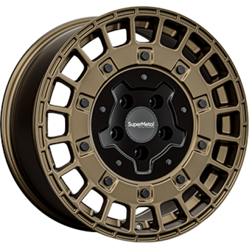 8,0X18 SUPERMETAL RIG 5/160 ET45 CH65,1 Bronze / Dual Black 8,0X18 SUPERMETAL RIG 5/160 ET45 CH65,1 Bronze / Dual Black