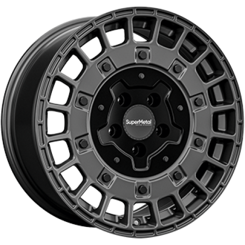 8,0X18 SUPERMETAL RIG 5/160 ET45 CH65,1 Dull Anthracite 8,0X18 SUPERMETAL RIG 5/160 ET45 CH65,1 Dull Anthracite