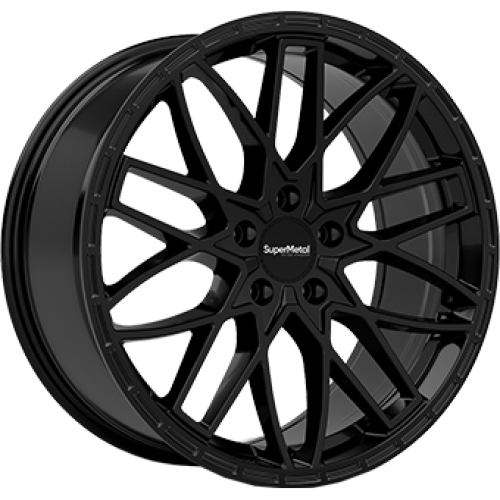 9,0X20 SUPERMETAL VANE 5/120 ET45 CH65,1 Gloss Black 9,0X20 SUPERMETAL VANE 5/120 ET45 CH65,1 Gloss Black