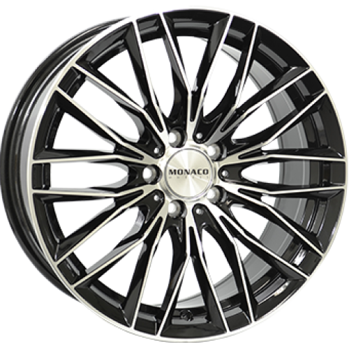 8,5X20 MONACO WHEELS GP2 5/108 ET45 CH63,4 Gloss Black / Polished 8,5X20 MONACO WHEELS GP2 5/108 ET45 CH63,4 Gloss Black / Polished