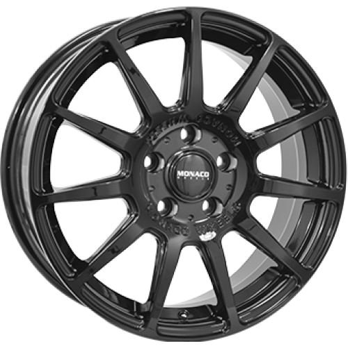 7,0X17 MONACO WHEELS RALLYE 5/100 ET35 57,1 Gloss Black 7,0X17 MONACO WHEELS RALLYE 5/100 ET35 57,1 Gloss Black