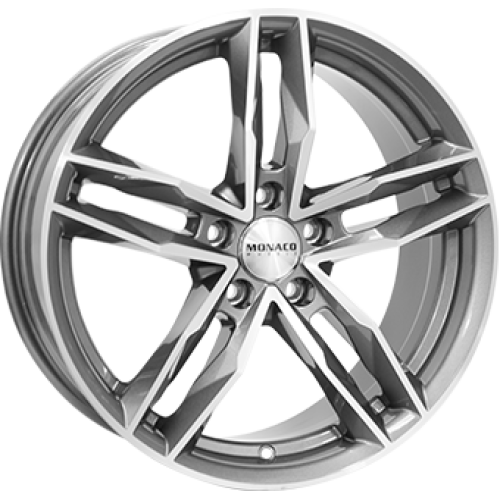 8,5X19 MONACO WHEELS RR8M 5/112 ET45 CH66,5 Anthracite / Polish 8,5X19 MONACO WHEELS RR8M 5/112 ET45 CH66,5 Anthracite / Polish