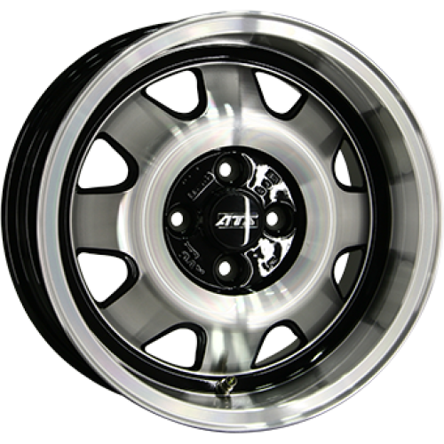 7,0X15 ATS CUP 4/100 ET28 CH63,3 Gloss Black / Polished 7,0X15 ATS CUP 4/100 ET28 CH63,3 Gloss Black / Polished