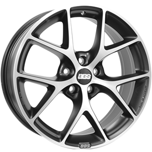 8,0X18 BBS SR 5/112 ET45 CH82,0 Anthracite Dark / Polished 8,0X18 BBS SR 5/112 ET45 CH82,0 Anthracite Dark / Polished