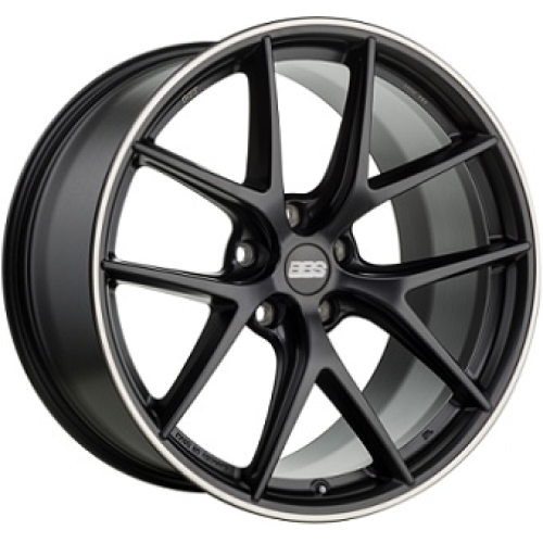 10,0X19 BBS CI-R 5/112 ET25 CH82,0 Dull Black / Polished 10,0X19 BBS CI-R 5/112 ET25 CH82,0 Dull Black / Polished