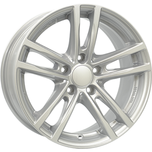 8,0X19 RIAL X10 5/112 ET57 CH66,6 Silver 8,0X19 RIAL X10 5/112 ET57 CH66,6 Silver