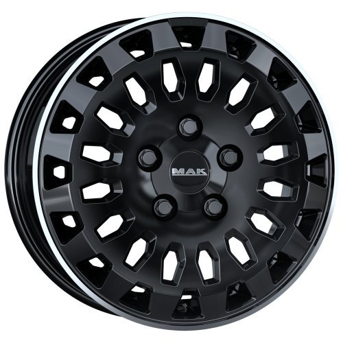 8,0X18 MAK OVERLAND 3 5/160 ET53 CH65,1 Gloss Black Mirror Ring 8,0X18 MAK OVERLAND 3 5/160 ET53 CH65,1 Gloss Black Mirror Ring