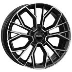 10,0X22 MAK STILO 5/112 ET55 CH66,6 Black Mirror