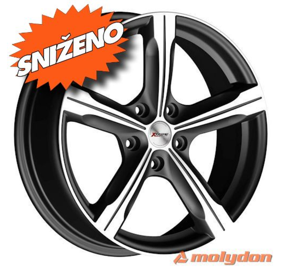 X30 7.00X16 ET37 4/108 X-TREME (72,2) MATT BLACK POLISHED