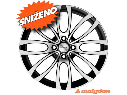 X48 6.50X16 ET37 4/108 X-TREME (72,2) MATT BLACK POLISHED